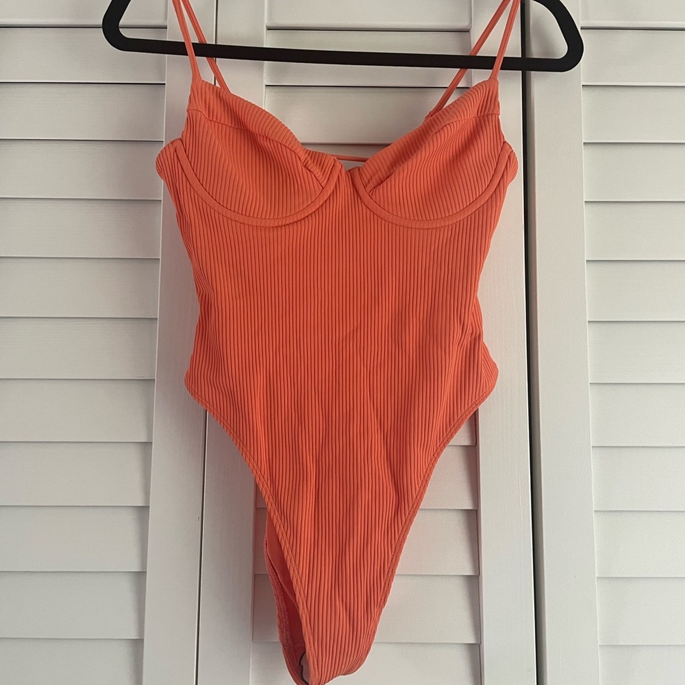 Orange One Piece Swimsuit by Pac Sun